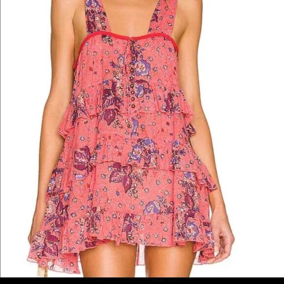 Free People Nightgown Carnation Combo - Picture 3 of 3